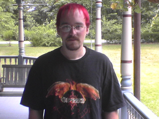 Trevor with shorter red hair