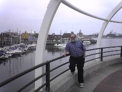 Race overlooking pier