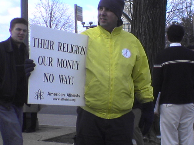 Their Religion - Our Money - No Way!