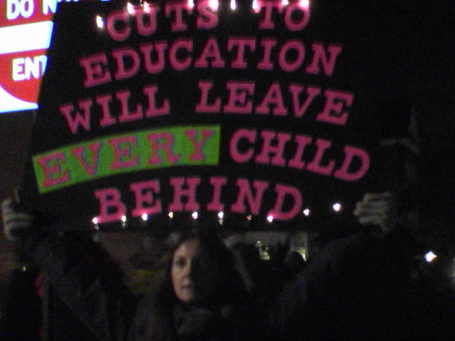 "Cuts to Education Will Leave Every Child Behind"