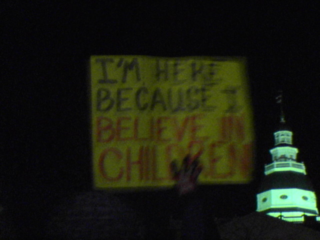 "I'm Here Because I Believe In Children"