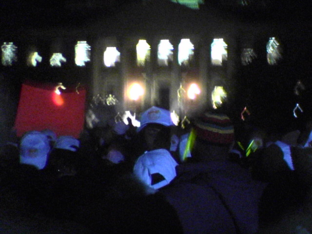Crowd at State House