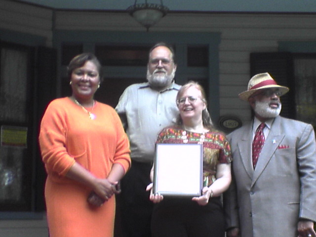 County Officials & Plaque Presented