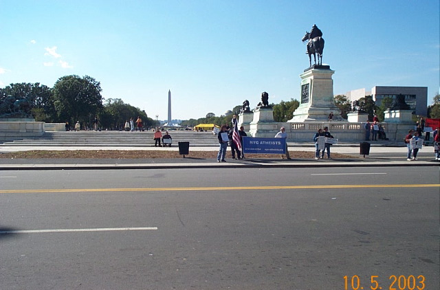 Street view of rally