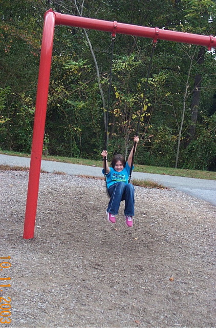 Heidi swinging