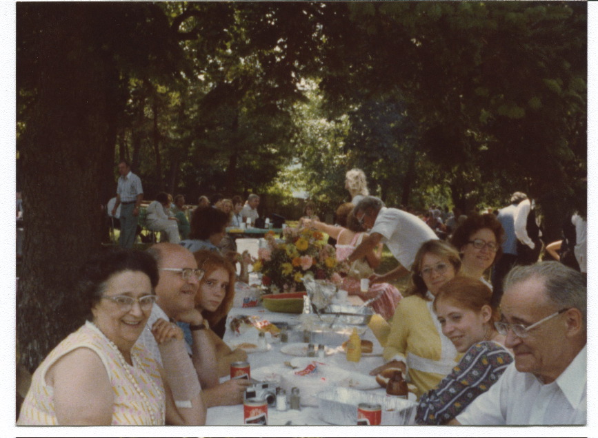 1977 at wedding reception