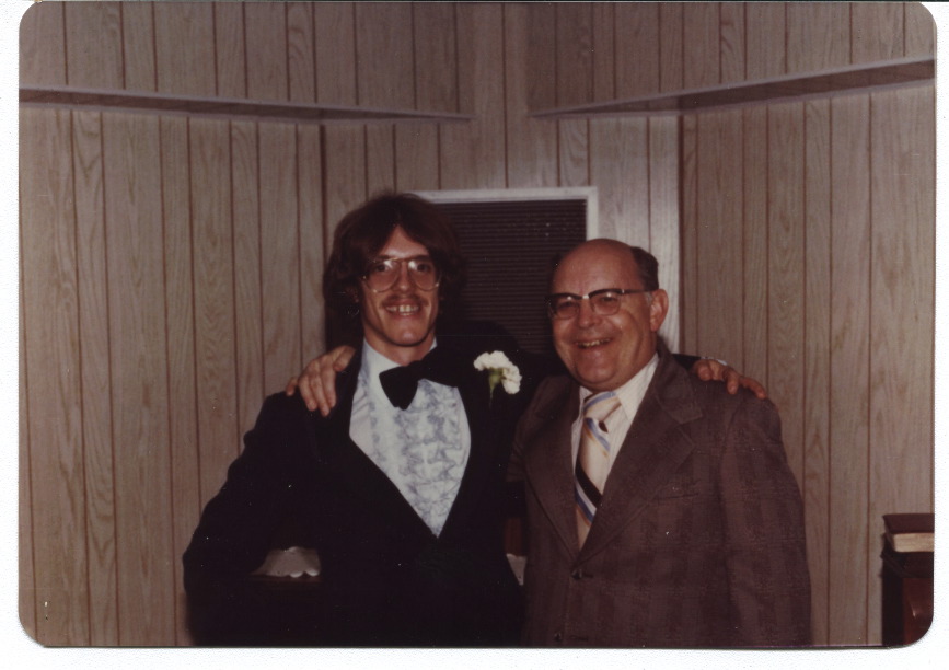 1981 with son, Chris