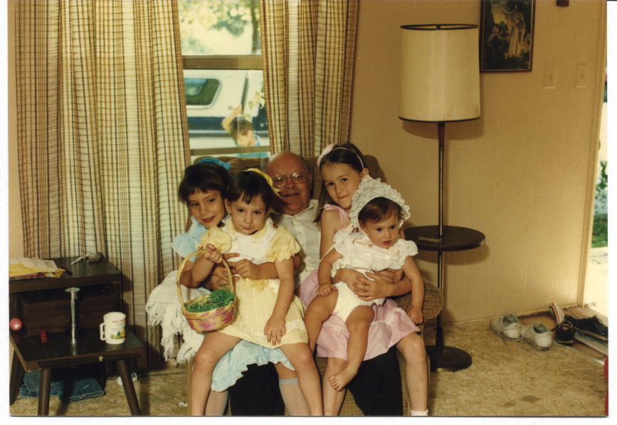 1987 with granddaughters