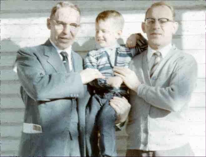 1961 with father and son