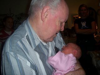 2005 holding great-granddaughter 