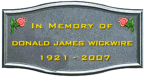 In memory of Donald James Wickwire 1921-2007